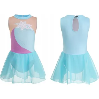 Body BALETNÍ BODY S TYLOVOU SUKNÍ, MODRÉ ZIRKONY 160