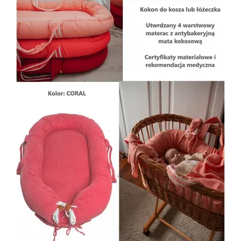 Hnízdečko pro miminko Hi Little One kokon hnízdečko pro novorozence z organické prodyšné BIO bavlny