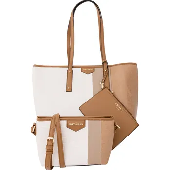 Kabelka Little Angel shopper kabelka eko kůže béžová