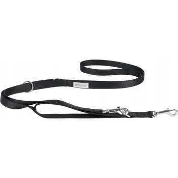 Vodítko pro psa Samba 7-v-1 nylonové oboustranné Vodítko - vel XL černá
