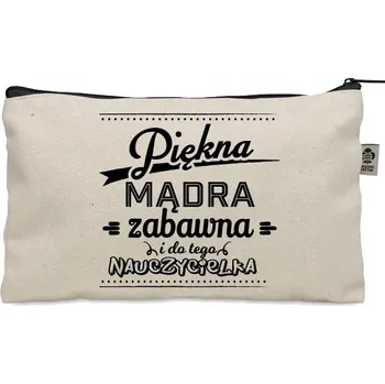 Kosmetická taška Béžová kosmetická taštička dárek ke Dni učitelů KO_331 b