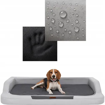 Pelíšek pro psa Hobbydog ortopedické pelíšek pro psa, šedé, 75 cm x 50 cm