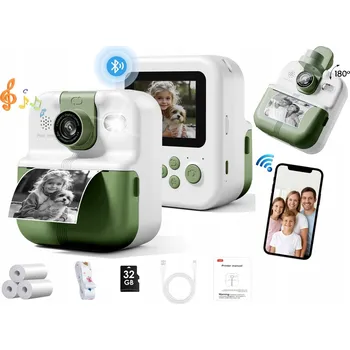 Digitální kompakt Digitální fotoaparát Xrec P02 zelený