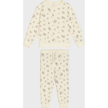 Dívčí oblečení Sinsay - Souprava mikiny a&nbsp;kalhot - krémová - 071FT-01X - 071FT-01X-68