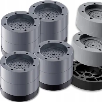 Praní a péče o prádlo Gumové Podložky Pod Pračku a Sušičku 4ks Protiskluzové Antivibrační