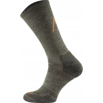 Pánské ponožky Ponožky BLACK PEAK LIGHT merino vlny olivově zelené 43-46