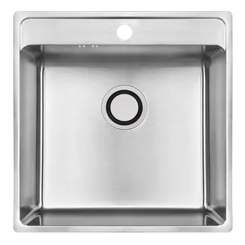 Nerezový dřez Laveo Dřez 1 komorový Besos, nerez - SLB_010T, nerez
