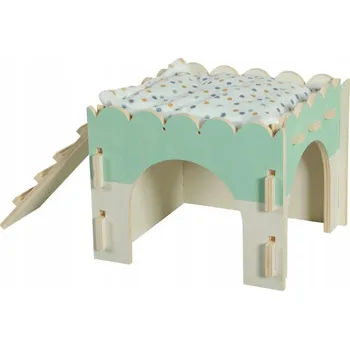 ZOLUX Dřevěný domeček pro králíka, morče, pískomila COSY 9mm