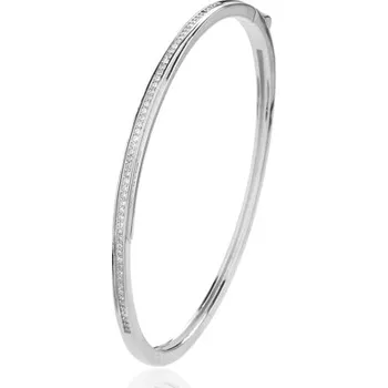 Náramek Dámský stříbrný zlacený náramek se zirkony SVLB0565XJ6GO00 + dárek zdarma