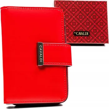 4U Cavaldi peněženka z pravé kůže červená - dámská
