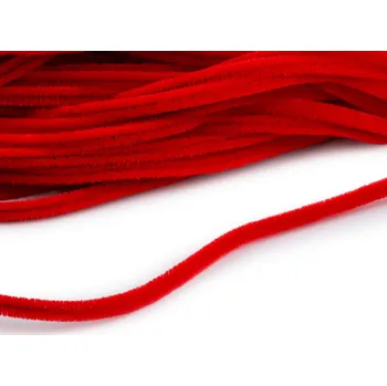 Hobby drát Chlupatý drátek na tvoření Ø6 mm metráž Varianta: 2 červená, Balení: 6 m