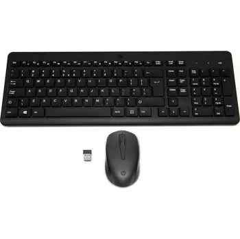 Bezdrátová klávesnice a myš HP 330 černá plnohodnotná 2V9E6AA