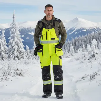 Pracovní oblečení Portwest Kalhoty MOLLAND WINTER lacl, různé barvy Velikost XXXXL žlutá/černá