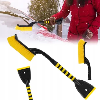 Autoškrabka ŠKRABKA NA LED S KARTÁČEM NA ODSTRAŇOVÁNÍ SNĚHU Z AUTA