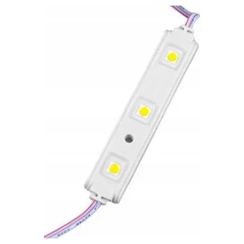 IP kamera LED modul LEXTON 5050, 3 diody, voděodolný, bílý