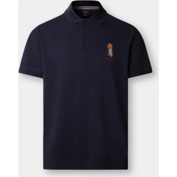 Pánská košile POLOKOŠILE HACKETT LONDON HERITAGE HARRY POLO MIDNIGHT BLUE
