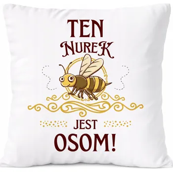 Obraz Polštář pro horníka jako Dárek s potiskem fotografie, bílý PoliDraw