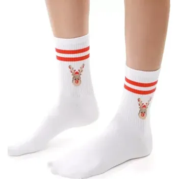 Dámské ponožky Dámské ponožky Cool Reindeer - 38-40 / bílá