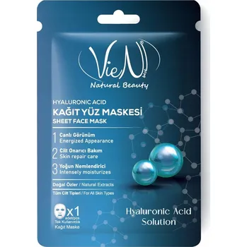 Pleťová maska PLEŤOVÁ MASKA V PLÁTKU - KYSELINA HYALURONOVÁ