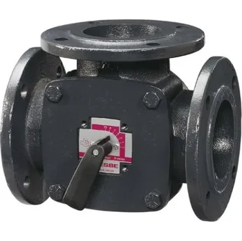 Ventil Esbe 3F 100 ventil DN100 rotační, směšovací, s přírubou, litina
