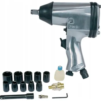 Pneumatický rázový utahovák sada 17 ks 9-27 mm.
