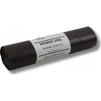 Pytle na odpadky Univerzální pytle na odpad Profil Pytle na odpad 240 l 10 ks