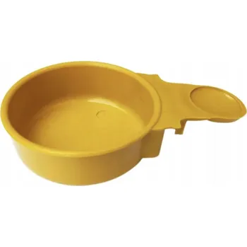 Miska pro psa Miska Podwieszana Dla Ptaków Karmnik Nádoba na Krmivo a Vodu pro Ptáky - Žlutá