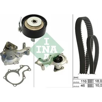 Vodní pumpa + sada ozubeného rozvodového řemene Schaeffler INA 530 0701 30