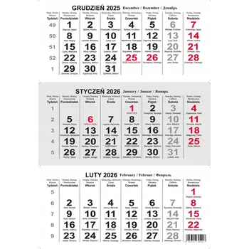 Kalendář Kalendář 2024 Beskidy Nástěnný Třídílný spirála