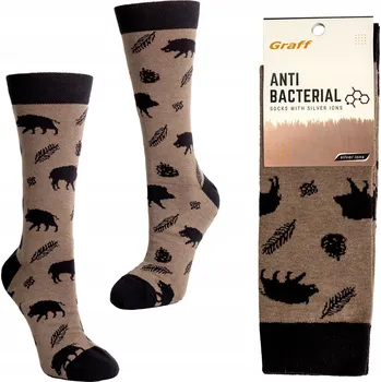 Pánské ponožky ANTIBAKTERIÁLNÍ PONOŽKY GRAFF 066 -39-42