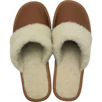 Dámské pantofle Pantofle Domácí zimní vlněné pantofle Zateplené CAMEL 39
