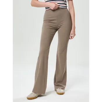 Dámské kalhoty Sinsay - Kalhoty flare - hnědá - 236FK-84X - 236FK-84X-XL