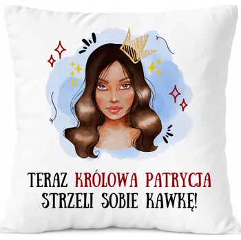 Obraz Polštář pro Basii jako Dárek s potiskem bílý PoliDraw