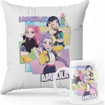 SADA POLŠTÁŘ + HRNEK Dárek Kpop Demon Hunters Huntrix LOVKYNĚ JMÉNO 9