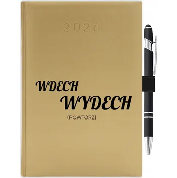 Kalendář Knižní kalendář 2026 A5 zlatý