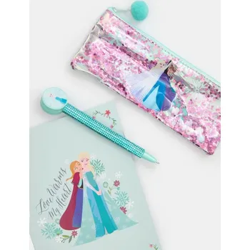 Sinsay - Sada: sešit, pero a penál Frozen - vícebarevná - 084ER-MLC - 084ER-MLC-ONE