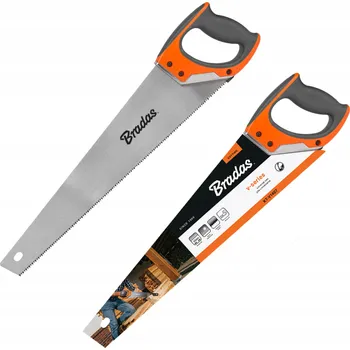 Ruční pilka Pila pila plátková na dřevo do ruky dlouhá, silná, V-SERIES, čepel 500 mm BRADAS
