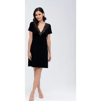 Podprsenka BABELLA KOŠILE NOČNÍ SIMONE KRAJKOVÁ ČERNÁ XL