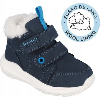 Pracovní obuv Nízké zateplené boty Garvalin 251530-A089FB pro chlapce, velikost vel 27, tmavě modrá