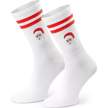 Pánské ponožky Pánské ponožky Cool Santa - 41-43 / bílá