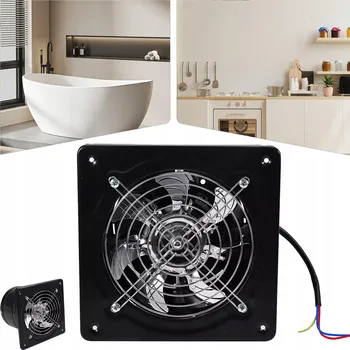 Domácí ventilátor PRŮMYSLOVÝ ODSÁVACÍ VENTILÁTOR 150MM DO KUCHYNĚ, KOUPELNY, WC