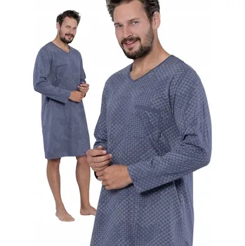 Dámská noční košile Hotberg ANTONI – stylová a pohodlná dlouhá pánská noční košile