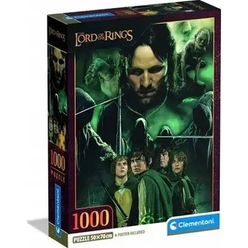 PUZZLE 1000 dílků PÁN PRSTENŮ LORD OF THE RINGS CLEMENTONI 39963
