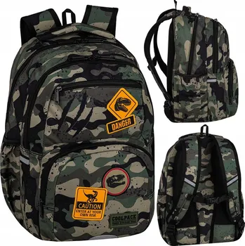 Školní batoh vícekomorový CoolPack bílý, černý, vícebarevný 23 l