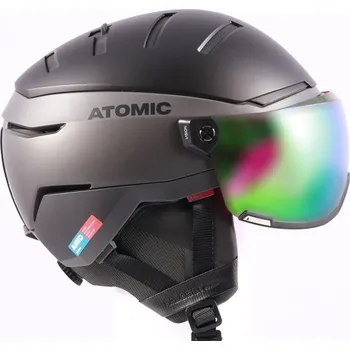 lyžařská/snowboardová helma ATOMIC SAVOR GT AMID VISOR HD 2025, Black, Photochromic S2/S3, nastavitelná ( NOVÁ )