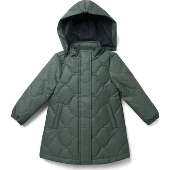 Kojenecká bunda 709514 - Tchibo - Dětský prošívaný kabátek - pro dívky - vel. 98/104 - barva: modrá