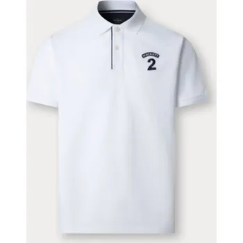 Pánská košile POLOKOŠILE HACKETT LONDON HERITAGE NBR POLO OPTIC WHITE