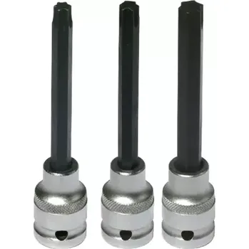 Gola hlavice sada torx prodloužených hlavic pro 1/2" ráčnu, BIKESERVICE