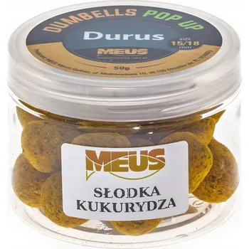 Boilies Meus Dumbells Pop Up 15x18 mm Sladká kukuřice 90 g