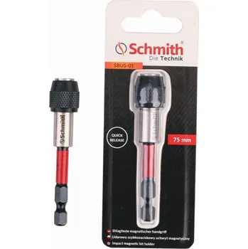 Bit Rázový rychloupínací držák bitů Schmith SBUS-01 75 mm